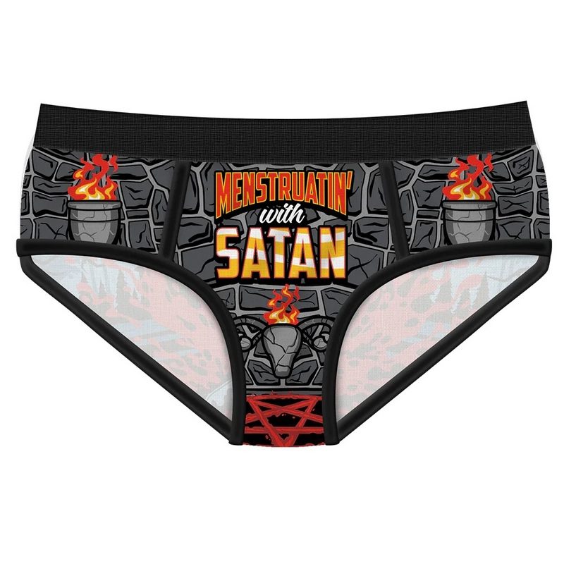 Culotte Menstruatin' With Satan Design Original